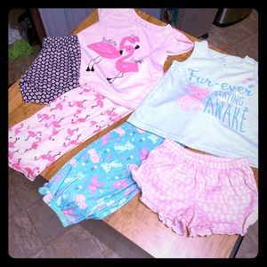3T summer pajama set bundle